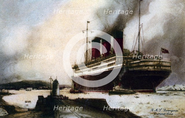 The ocean liner RMS 'Berengaria', 20th century. Artist: Unknown