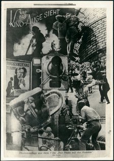 Movie poster Man with a Movie Camera, 1929.