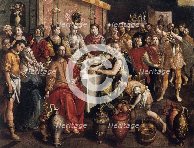 'The Marriage at Cana', 1596-1597. Artist: Martin de Vos