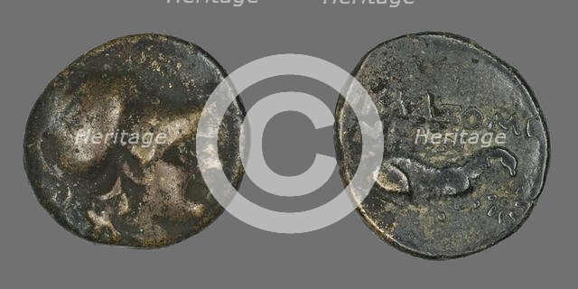 Coin Depicting the Goddess Athena, 387-301 BCE. Creator: Unknown.