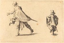 Gentleman and His Page, c. 1622. Creator: Jacques Callot.