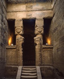 Hathor Shrine, Dendera, Egypt, 1984. Creator: Ethel Davies.