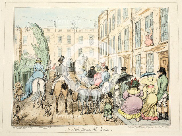 Sketch for an Al-bum, 1835.