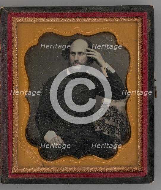 Untitled (Portrait of Man), 1857. Creator: George D. Hamilton.