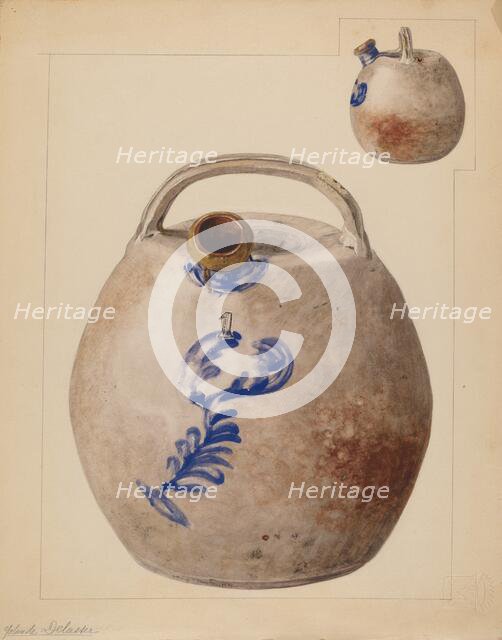 Harvester Jug, c. 1937. Creator: Yolande Delasser.