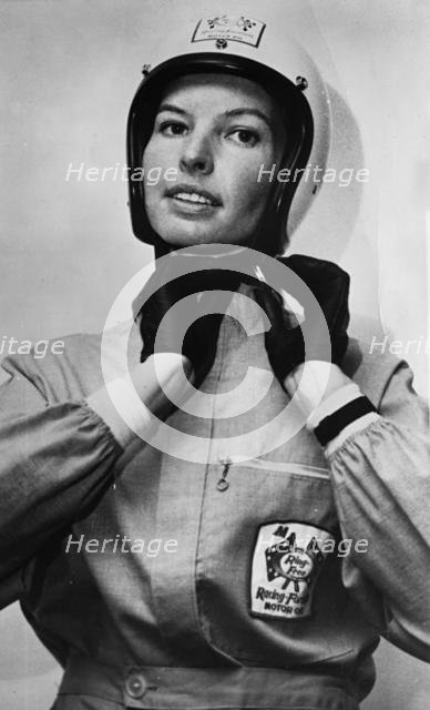 Janet Guthrie racing driver. Creator: Unknown.