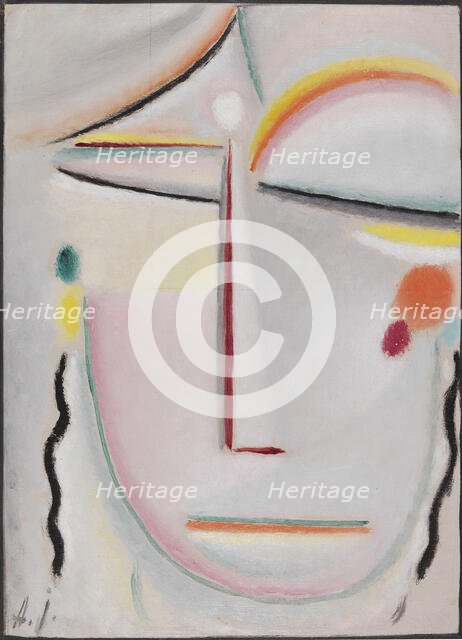 Abstract Head: Enlightenment II, 1919. Creator: Javlensky, Alexei, von (1864-1941).
