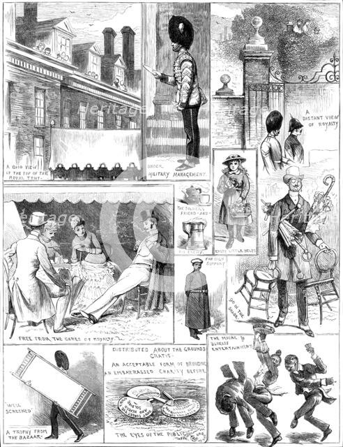 Garden Fete at Chelsea Hospital for the Royal Army Coffee Taverns Association, 1883. Creator: Unknown.