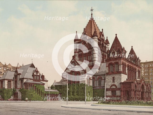 Trinity Church, Boston, c1900. Creator: Unknown.