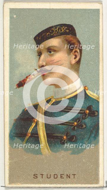 Student, from World's Smokers series (N33) for Allen & Ginter Cigarettes, 1888. Creator: Allen & Ginter.