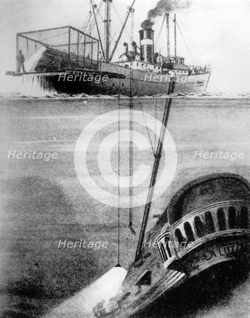 Sunken treasure detector, 1911. Artist: Unknown