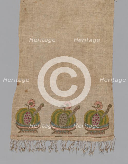Towel, Turkey, 19th century. Creator: Unknown.