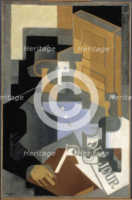 Man from Touraine, 1918. Creator: Gris, Juan (1887-1927).