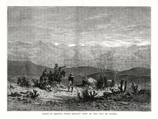 Scene in Bolivia, 1877. Artist: Unknown
