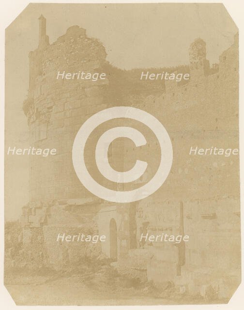 Ruins of Cecilia Metella, Rome, 1850s. Creator: Unknown.