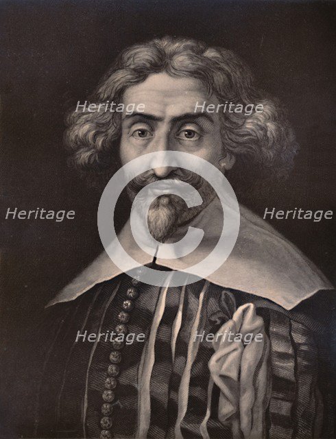 Miguel de Cervantes, Spanish author, 19th century (1894). Artist: Nicolas-Auguste Leisnier.