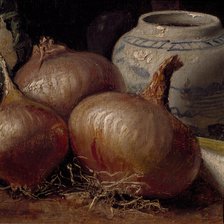 Still Life with Onions, 1882. Creator: Eugène Jansson.