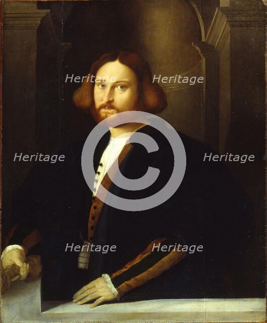 Portrait of Francesco Querini, 1527-1528. Creator: Palma il Vecchio, Jacopo, the elder (1480-1528).