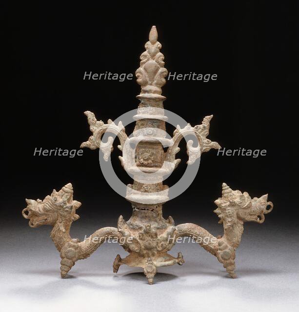 Finial with Serpents, c.14th century. Creator: Unknown.