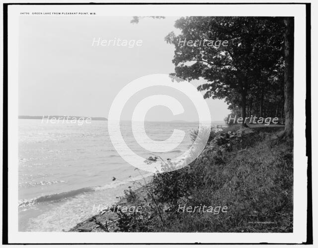 Green Lake from Pleasant Point, Wis., between 1880 and 1899. Creator: Unknown.