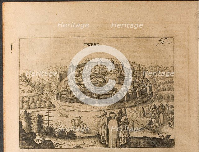 Tver (Illustration from Travels to the Great Duke of Muscovy and the King of Persia by Adam Oleari Artist: Rothgiesser, Christian Lorenzen (?-1659)