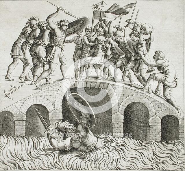 Horatius Cocles, 16th century. Creator: Diana Mantuana.