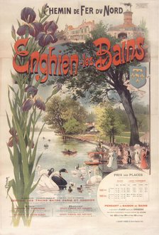 Chemin de fer du Nord. Enghien-les-Bains, Val-d'Oise , 1890. Creator: Fraipont, Gustave de (1849-1923).