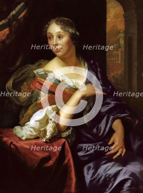 Portrait of Françoise van Diemen, 1679. Creator: Schalcken, Godfried Cornelisz (1643-1706).