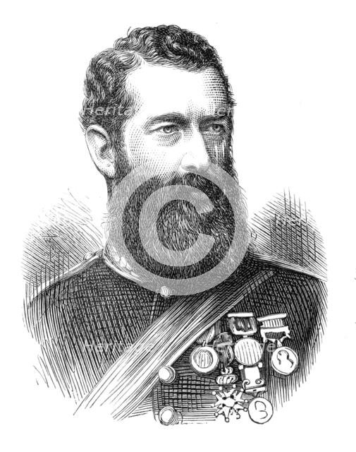 Col. F. W. Festing, C.B., Royal Marine Artillery, 1874. Creator: Unknown.