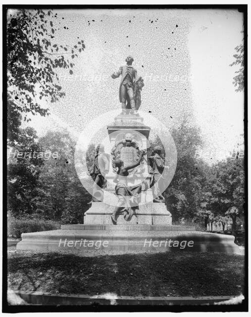 LaFayette Statue, between 1910 and 1920. Creator: Harris & Ewing.