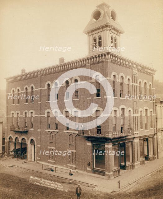 Deadwood's pride The elegant City Hall, 1890. Creator: John C. H. Grabill.