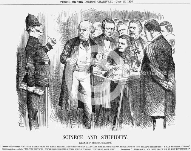 'Scinece and Stupidity', 1876. Artist: Joseph Swain