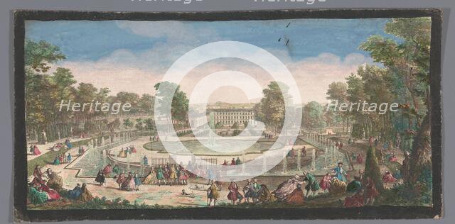 View of the Orangery of the Château de Saint-Cloud, 1730. Creators: Anon, Jacques Rigaud.