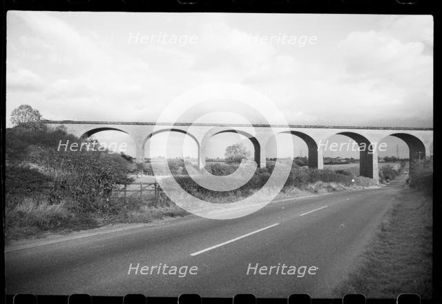 Thorpe Thewles Railway Viaduct, Grindon, Stockton-on-Tees, c1955-c1979. Creator: Ursula Clark.