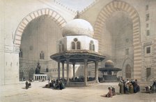 Interior of the Mosque of the Sultan al-Ghuri, Cairo, Egypt, 19th century. Artist: David Roberts