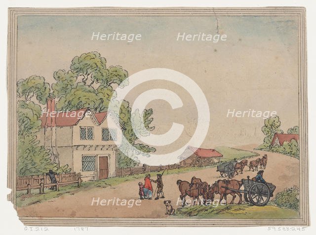 Rustic Sketch, 1787., 1787. Creator: Thomas Rowlandson.
