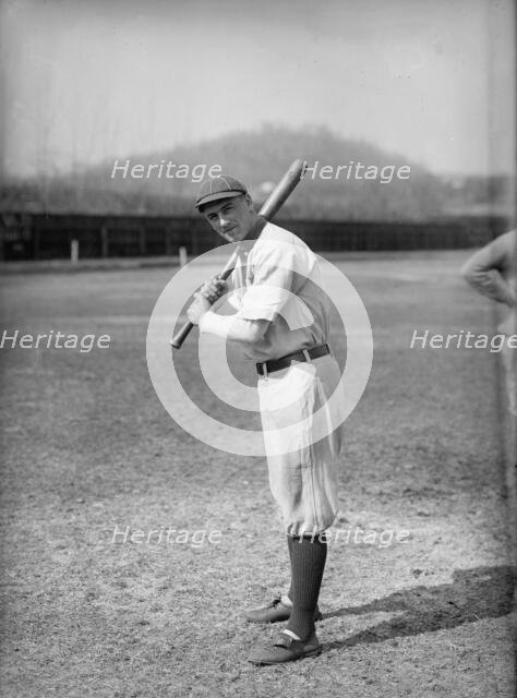Howie Shanks, Washington Al, at University of Virginia, Charlottesville (Baseball), 1912. Creator: Harris & Ewing.