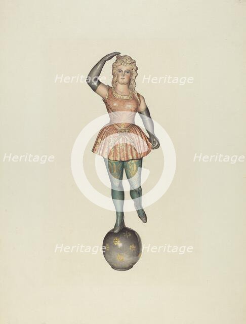 Carousel Calliope Figure, c. 1939. Creator: Robert Pohle.