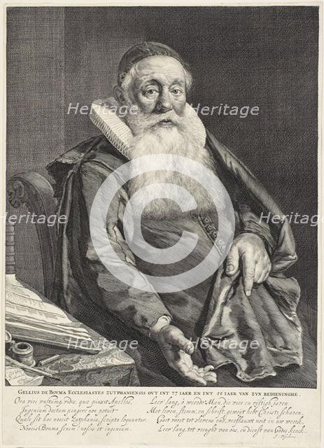 Gellius de Bouma, n.d. Creator: Cornelis de Visscher.