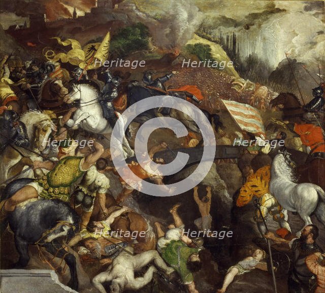The Battle of Cadore. Creator: Titian, (after  .