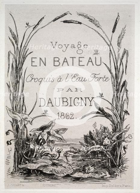 The Boat Trip, 1861. Creator: Charles François Daubigny (French, 1817-1878).
