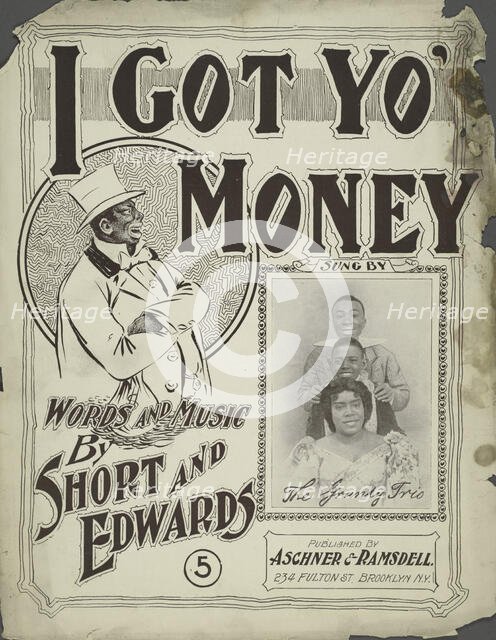 'I got yo' money', 1900. Creator: Unknown.