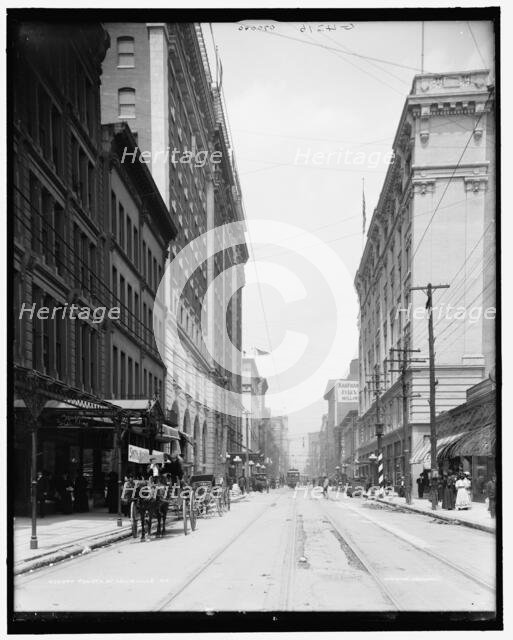 Fourth St., Louisville, Ky., c.between 1900 and 1910. Creator: Unknown.