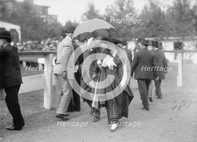 Horse Shows - Mrs. Jerome Bonaparte, 1917. Creator: Harris & Ewing.