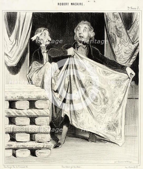 Nouveautés philantropiques, 1841. Creator: Honore Daumier.