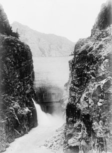 Bureau of Reclamation - Shoshone Dam, Wyoming, Highest in World, 1912. Creator: Harris & Ewing.