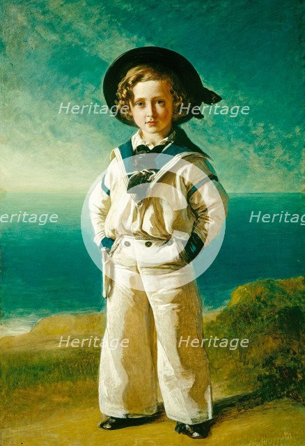 King Edward VII (1841-1910), when Albert Edward, Prince of Wales, 1846. Artist: Winterhalter, Franz Xavier (1805-1873)