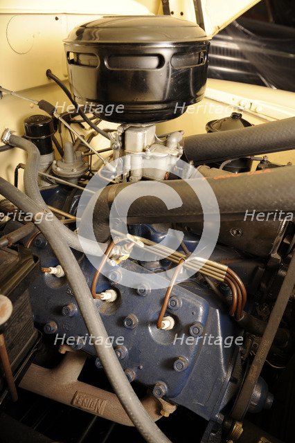 Ford woodie station wagon 1946. Artist: Simon Clay.