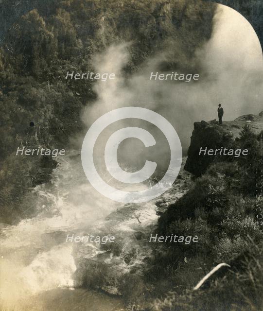 'Champagne Cauldron, Wairakei, New Zealand', c1909. Creator: George Rose.