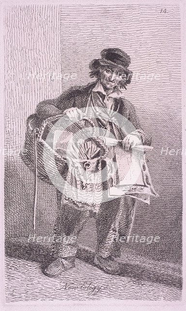 'New Elegy', Cries of London, 1819. Artist: John Thomas Smith